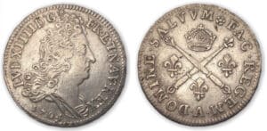 Louis XIV - 10 sols aux insignes 1704 A (Paris)