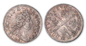Louis XIV - 5 sols aux insignes 1704 BB (Strasbourg) Louis XIV - 5 sols aux insignes 1704 BB (Strasbourg)