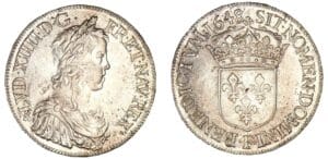 Louis XIV - Ecu à la mèche longue 1648 F (Angers) trésor de Montrichard Louis XIV - Ecu à la mèche longue 1648 F (Angers) trésor de Montrichard