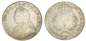 Louis XV - Ecu aux lauriers 1726 B (Rouen)