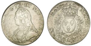 Louis XV - Ecu aux lauriers 1726 A (Paris)