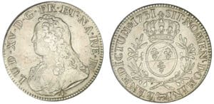 Louis XV - Ecu aux lauriers 1731 (Pau)