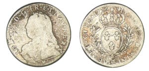 Louis XV - Dixième d'écu aux lauriers 1726 & (Aix)