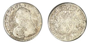 Louis XV - Dixième d'écu aux lauriers 1730 CC (Besançon)