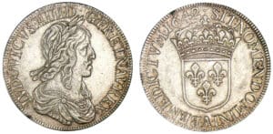 Louis XIII - Ecu 2ème poinçon 1642 A (Paris) Louis XIII - Ecu 2ème poinçon 1642 A (Paris)