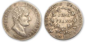 1/2 fr Napoléon 1er consul AN 12 A (Paris)