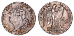 Ecu de 6 livres type FRANCOIS 1792 B (Rouen) 2e semestre. Ecu de 6 livres type FRANCOIS 1792 B (Rouen) 2e semestre.