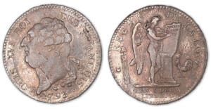 Ecu de 6 livres type FRANCOIS 1793 N (Montpellier). Ecu de 6 livres type FRANCOIS 1793 N (Montpellier).