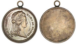 Médaille bi-métallique de Marie Antoinette 1793