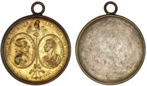 Médaille bi-métallique de Robespierre 1794