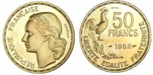50 francs G. Guiraud 1952 essai piéfort