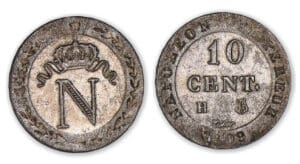 10 centimes Napoléon I 1809 H (La Rochelle) 10 centimes Napoléon I 1809 H (La Rochelle)
