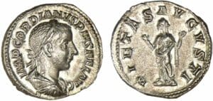 Gordien III - Denier (241/242 , Rome) La Piété Gordien III - Denier (241/242 , Rome) La Piété