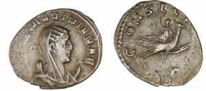 Mariniane - Antoninien (253/254, Rome) Paon