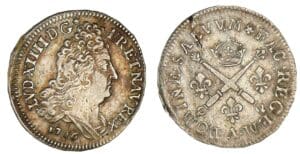 Louis XIV - 10 sols aux insignes 1706 A (Paris) Louis XIV - 10 sols aux insignes 1706 A (Paris)