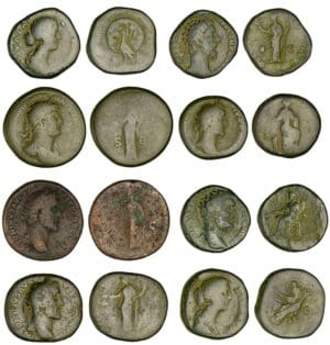 Lot de 8 sesterces