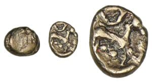 REMES - Quart de statère d'électrum à la patte d'ours 80-50 av. J.-C.