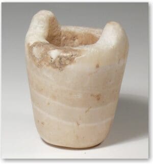 Egypte - Vase en albâtre - VIème  Ier siècle av. J.-C.