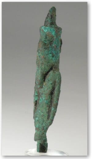 Egypte - Statue du dieu Neptorum en bronze - Basse époque av. VIème siècle.