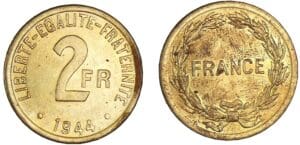 2 francs France libre 1944