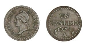 1 centime Dupré directoire - An 8 A (Paris) 1 centime Dupré directoire - An 8 A (Paris)