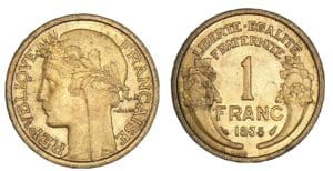 1 franc Morlon bronze-alu 1935