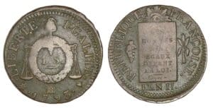 Sol aux balances An II 1793 BB (Strasbourg)