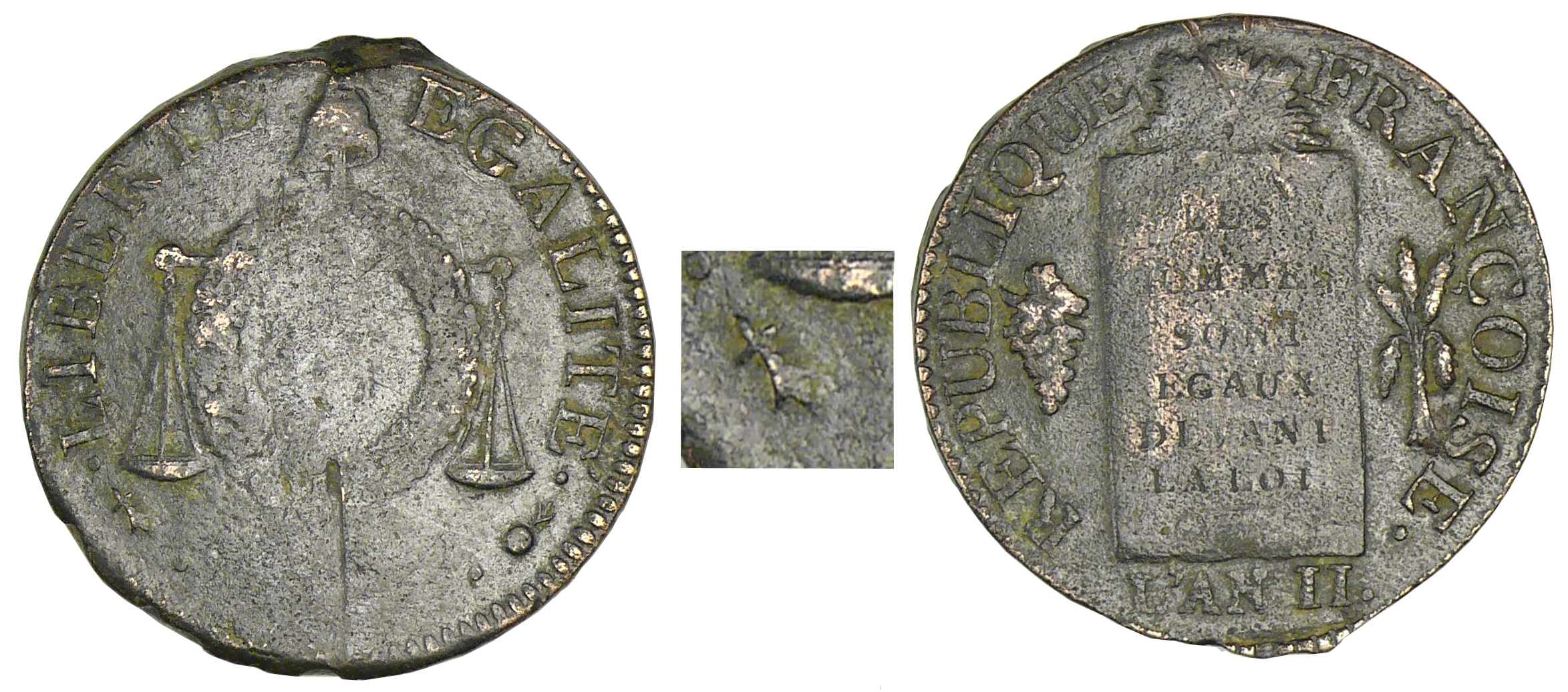 Sol aux balances non daté (1794) An II AA (Metz) Sol aux balances non daté (1794) An II AA (Metz)