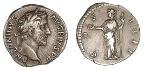 Antonin le Pieux - Denier (149, Rome) La Concorde Antonin le Pieux - Denier (149, Rome) La Concorde