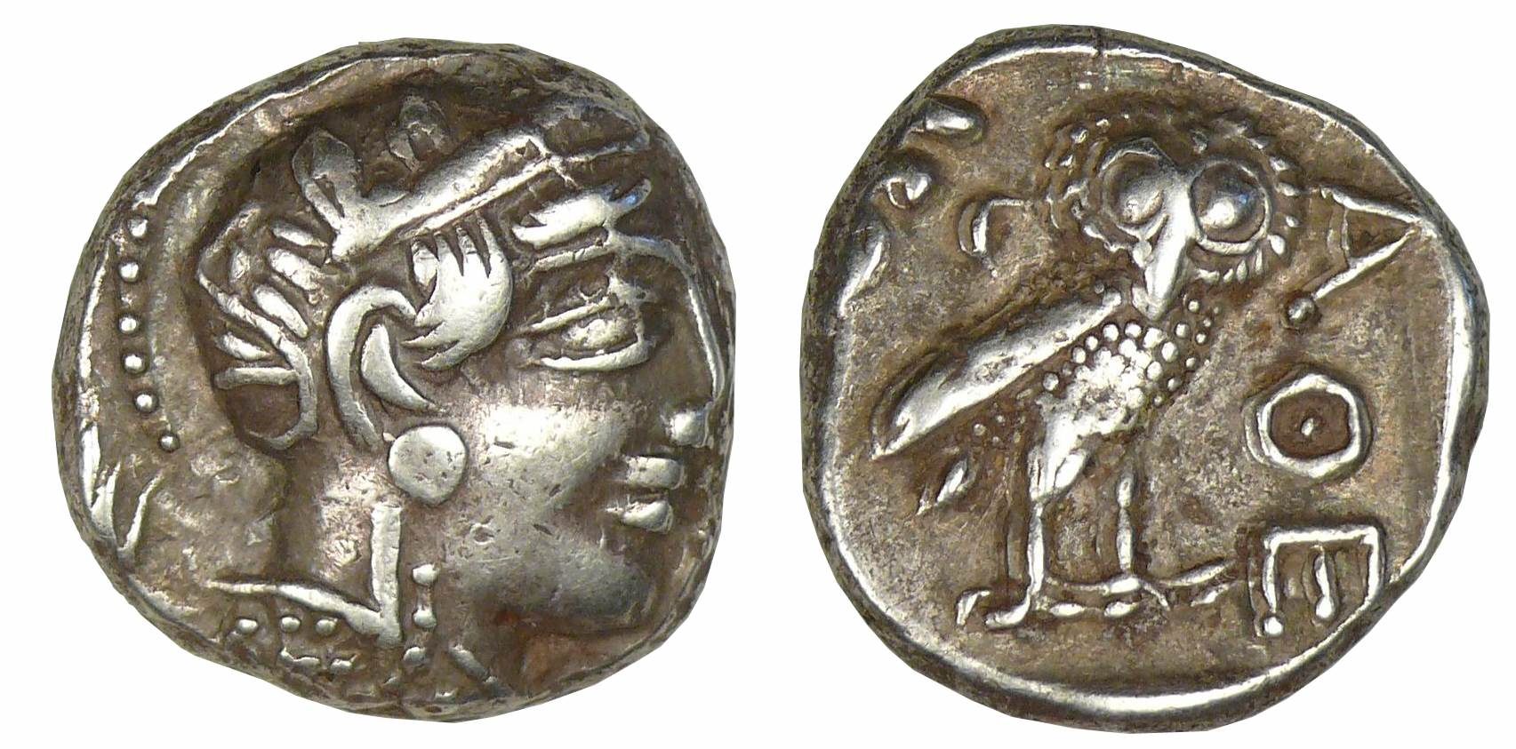 ATTIQUE - Athènes - Tétradrachme (350-306 av. J.-C.) ATTIQUE - Athènes - Tétradrachme (350-306 av. J.-C.)