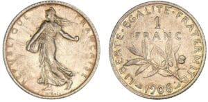 1 franc Semeuse 1906