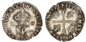 Henri IV - Douzain 2ème type 1595 I (Limoges)
