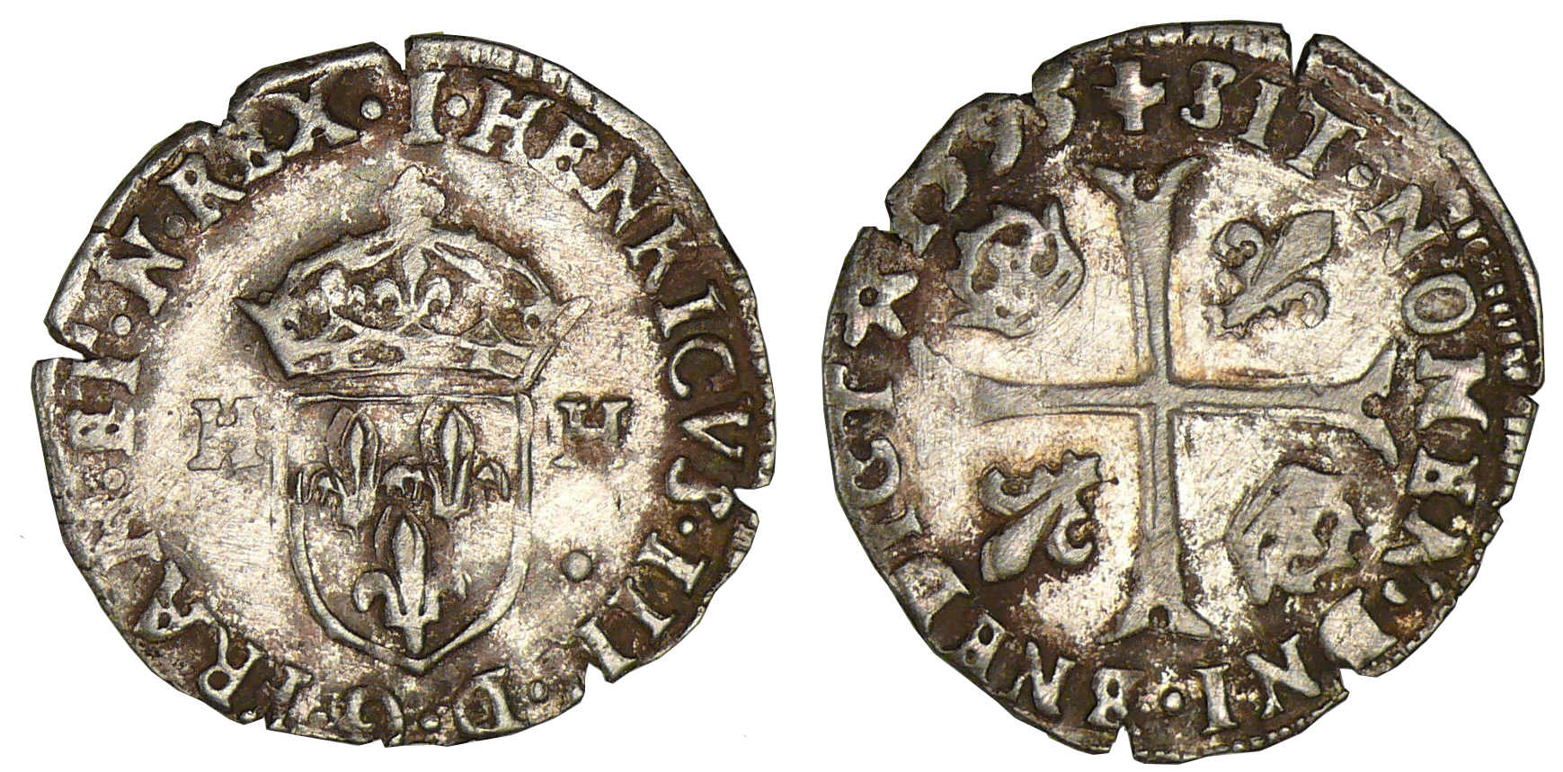 Henri IV - Douzain 2ème type 1595 I (Limoges) Henri IV - Douzain 2ème type 1595 I (Limoges)