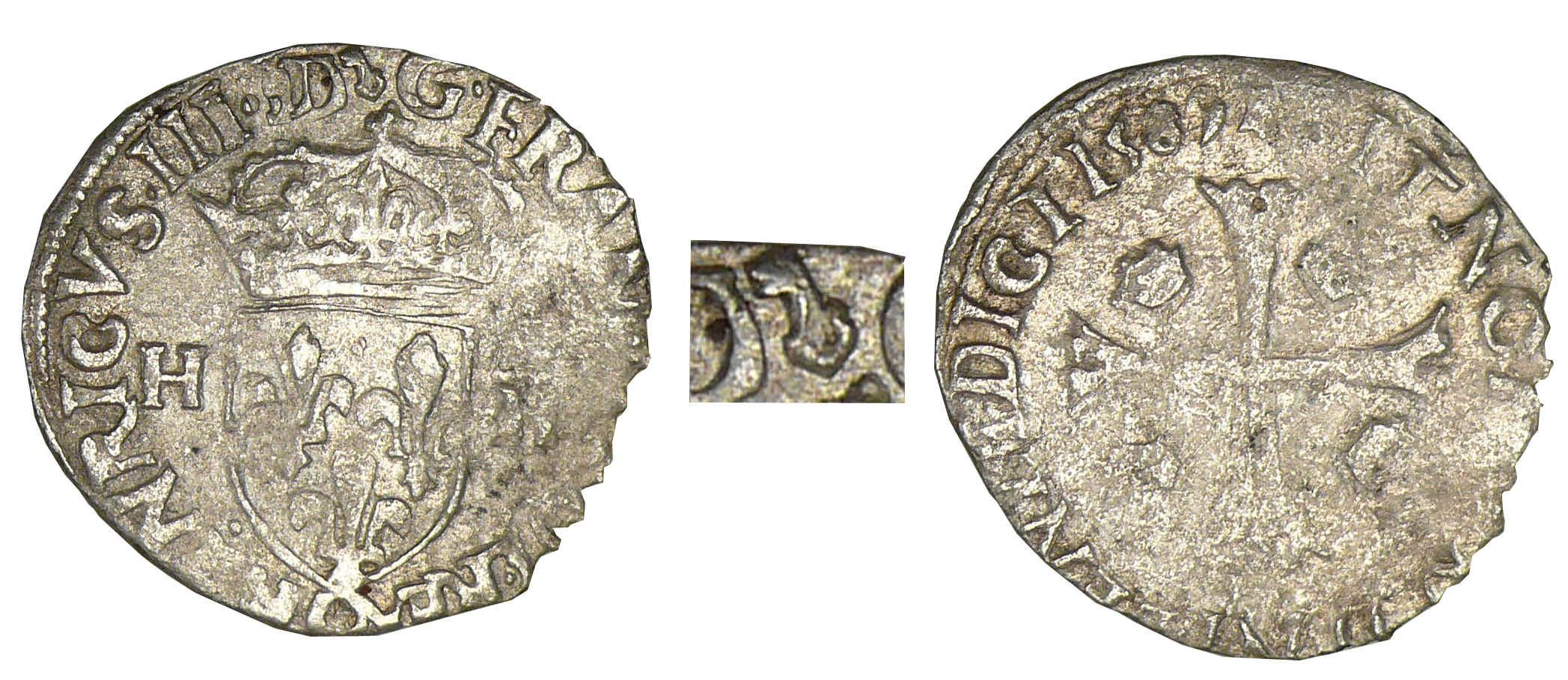 Henri III - Douzain 1er type 1589 Q (Narbonne) Henri III - Douzain 1er type 1589 Q (Narbonne)