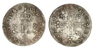 Louis XIV - XXX deniers 1710 AA (Metz) Louis XIV - XXX deniers 1710 AA (Metz)