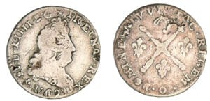 Louis XIV - 5 sols aux insignes 1702 O (Riom) Louis XIV - 5 sols aux insignes 1702 O (Riom)
