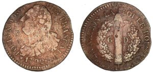 6 deniers type FRANCAIS 1792 BB (Strasbourg)