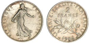 2 francs Semeuse 1904
