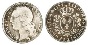 Louis XV - Dixième d'écu au bandeau 1753 Z (Grenoble) Louis XV - Dixième d'écu au bandeau 1753 Z (Grenoble)