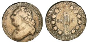 12 deniers type FRANCOIS 1793 A (Paris)