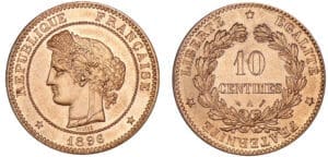 10 centimes Cérès 1896 A (Paris)