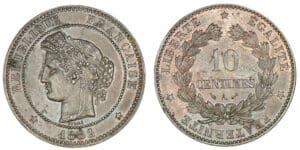 10 centimes Cérès 1882 A (Paris)