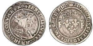 François 1er - Teston 13ème type (Lyon) François 1er - Teston 13ème type (Lyon)