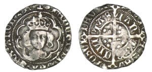 Angleterre - Henry VII - 1/4 de gros (Canterbury) Angleterre - Henry VII - 1/4 de gros (Canterbury)