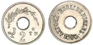 10 cemtines - Essai monétaire en nickel de 1890