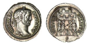 Dioclétien - Argenteus (300/301, Rome)