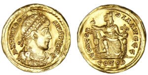Théodose 1er - Solidus (392/395, Constantinople)