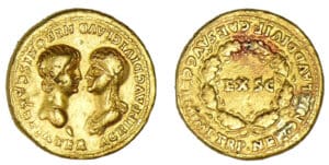 Agrippine et Néron - Aureus (54, Rome) Agrippine et Néron - Aureus (54, Rome)