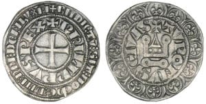 Philippe IV - Gros tournois à l'O rond