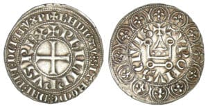 Philippe IV - Gros tournois à l'O rond